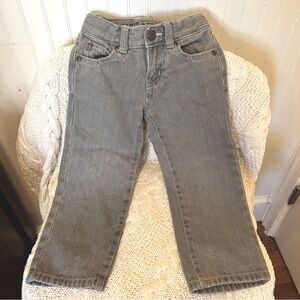 Girls 3T Janie and Jack Gray Denim Pants